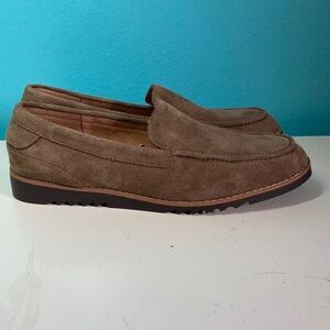 Blondo Womens Leala Size 10 Waterproof Loafers Light Brown Suede Slip On Shoes